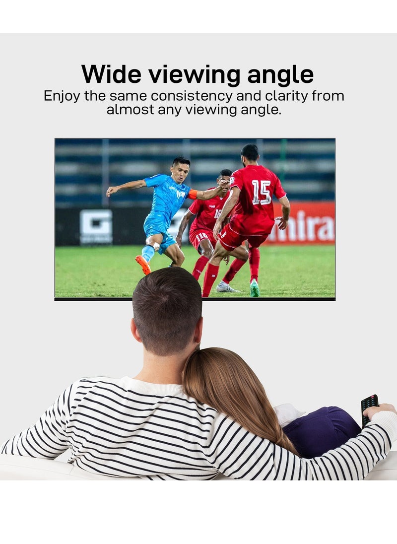 GEEPAS Geepas 65'' 4K UHD, Google Smart LED TV With Remote Control (english) , Chromecast Built-in, Wall Mount Bracket, 2 USB & 4 HDMI Port, Bluetooth, WIFI, Screen Sharing  - Image 5
