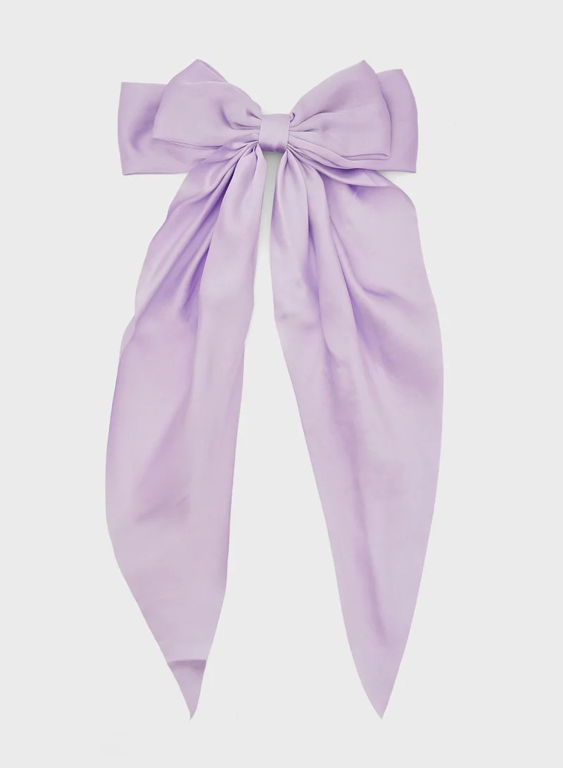 ELLA Long Bow Hair Clip