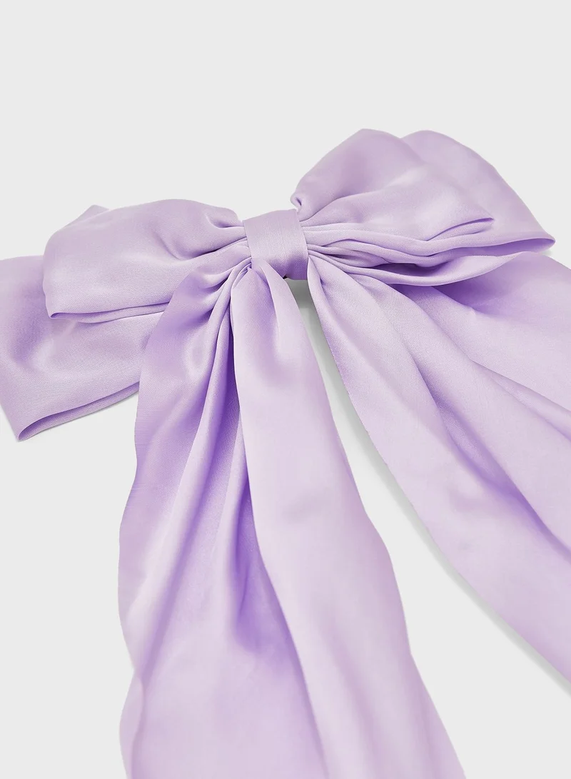ELLA Long Bow Hair Clip