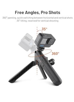 KASTWAVE Floating Hand Grip, CapLock MantisPod Power, Battery Grip Handle Mount for Insta360 X4, Charging Selfie Vlog Tripod Monopod, with 1/4" Adapter, Power Stick for Phone, Cameras Accessory for Insta360 X3  - Image 5