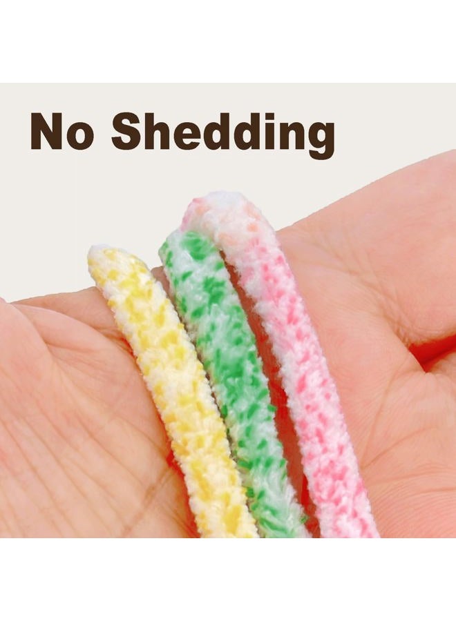 FREEASYFAR Super Soft and Cozy Chenille Yarn for Crocheting and Knitting -Easy to Crochet with-Bulky #5,3Pack of 3.5oz/93yds -Chunky Plush Yarn for Hand Craft Blanket Ammigurumi (Sunset Glow, 3 Pack) - Image 5