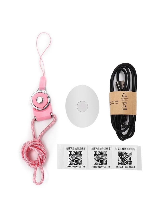 Thoraya Intelligent Pendant GPS Locator Pet Elderly Children Anti lost GPS Positioner (Pink)  - Image 1