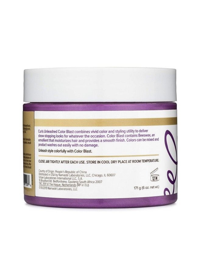 Curls Unleashed Hair Care Color Blast Temporary Hair Makeup Wax Violette  - Image 5