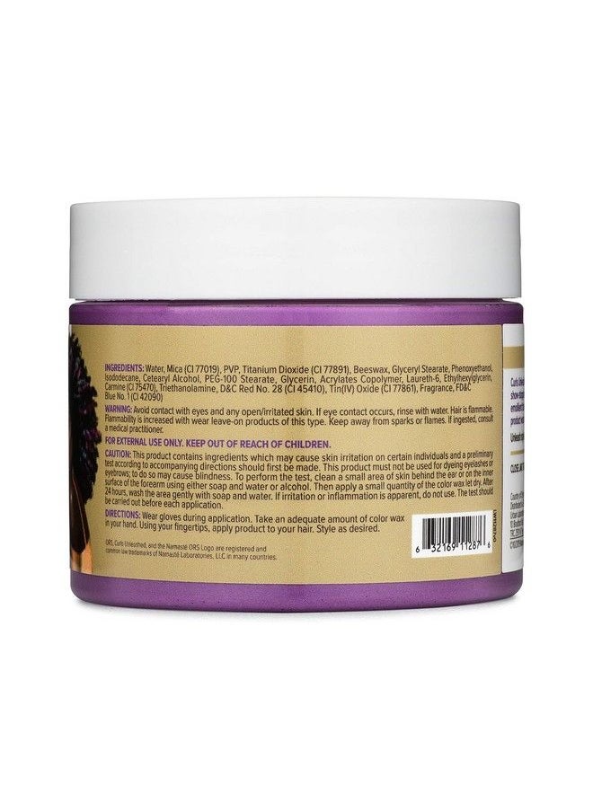 Curls Unleashed Hair Care Color Blast Temporary Hair Makeup Wax Violette  - Image 4