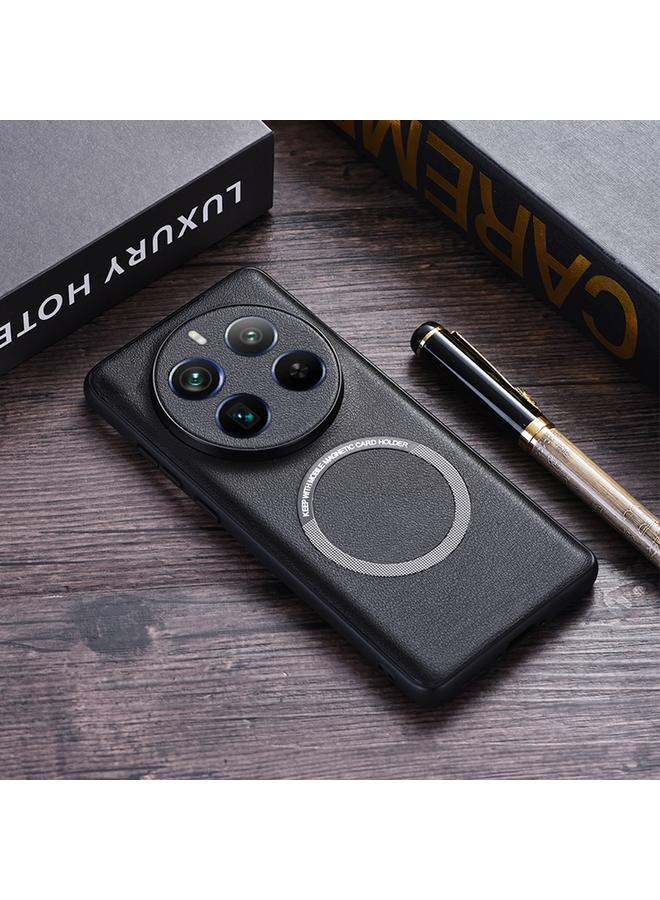 erorex Case For Realme 12 Pro PU MagSafe Magnetic Phone Case - Image 1