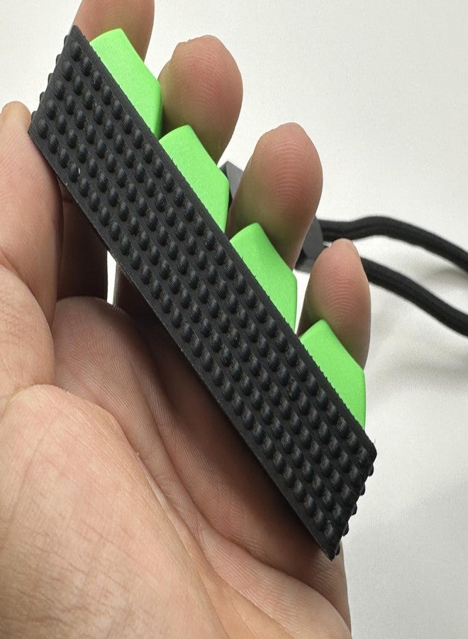 Zkeebs Bubble Base Four-Button Clicky Mechanical Switch Fidget Toy | Stim Toy, Stress Relief, ADHD (Black Base, Green Keycaps) - Image 3