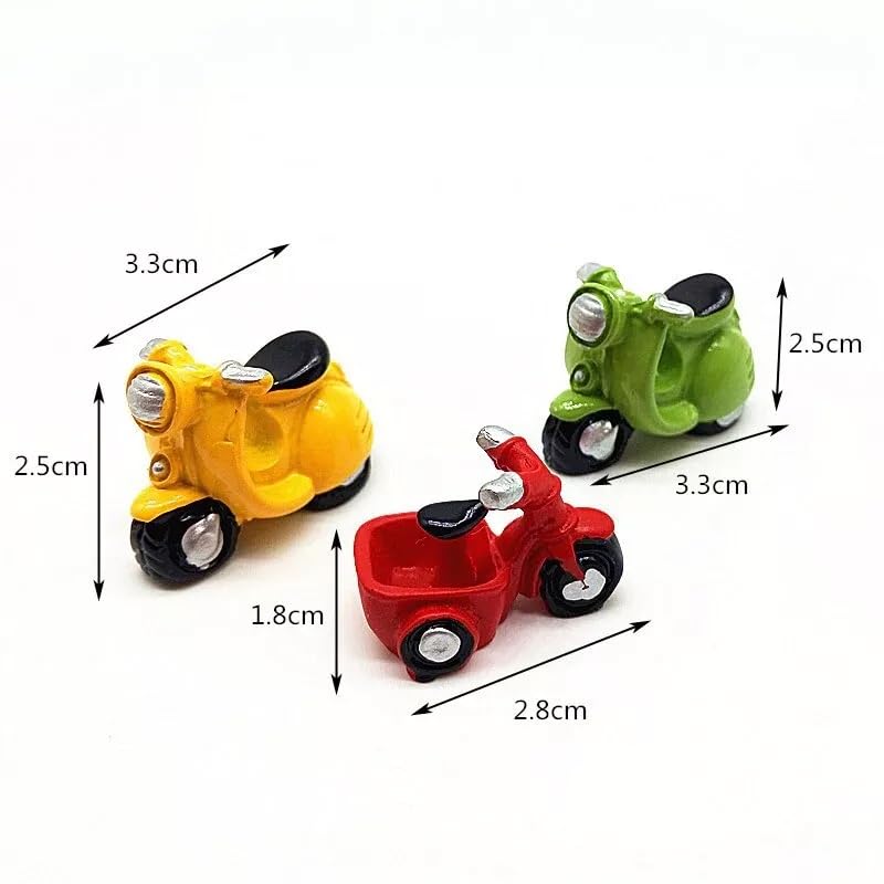 iDream Motorcycle Miniature Figurine Set – Pack of 3 | Collectible Bike Model | Decorative Showpiece for Home, Office & Desk | Unique Gift for Bikers & Enthusiasts - Image 2