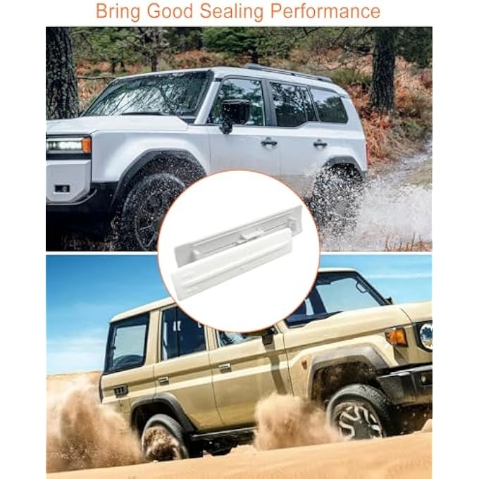 rayihni 6 Pcs Roof Rack Removal Delete Kit Cover Clips Fit for Toyota FJ Land Cruiser 2007-2024 Roof Rack Kit Replace 75596-35020-A0 90119-08C47 7559635020A0 9011908C47, with 12 Bolts - Image 3