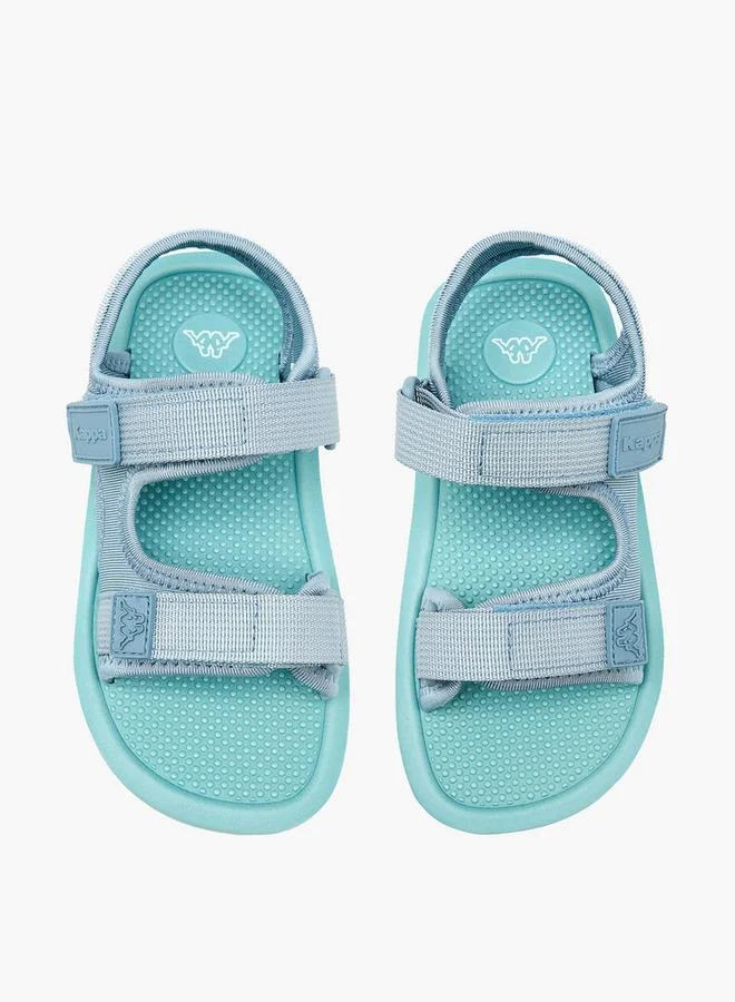 كابا Sandals With Hook & Loop Closure- Logo Detail