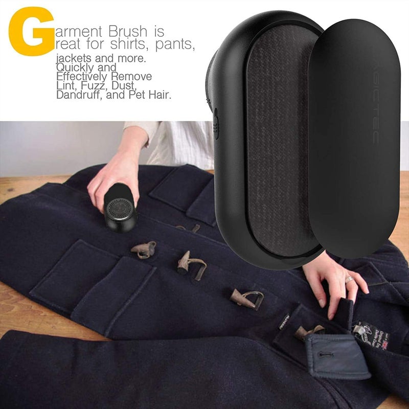 Magictec Rechargeable Fabric Shaver, Lint Remover Sweater Defuzzer Lints Fuzzs Pills Pilling Trimmer for Clothes and Furniture -Battery Operated (Black) - Image 4