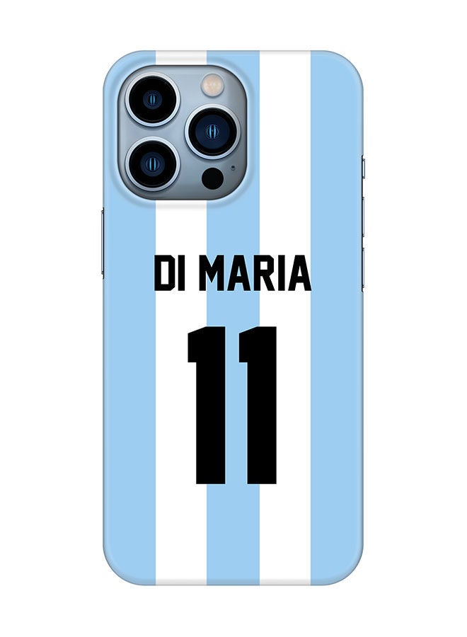 Stylizedd Slim Cover for Apple iPhone 13 Pro Case Snap Classic Series Mobile Cover Hard PC Shield Matte Finish Print -Argentina-Player-Di Maria - Image 1