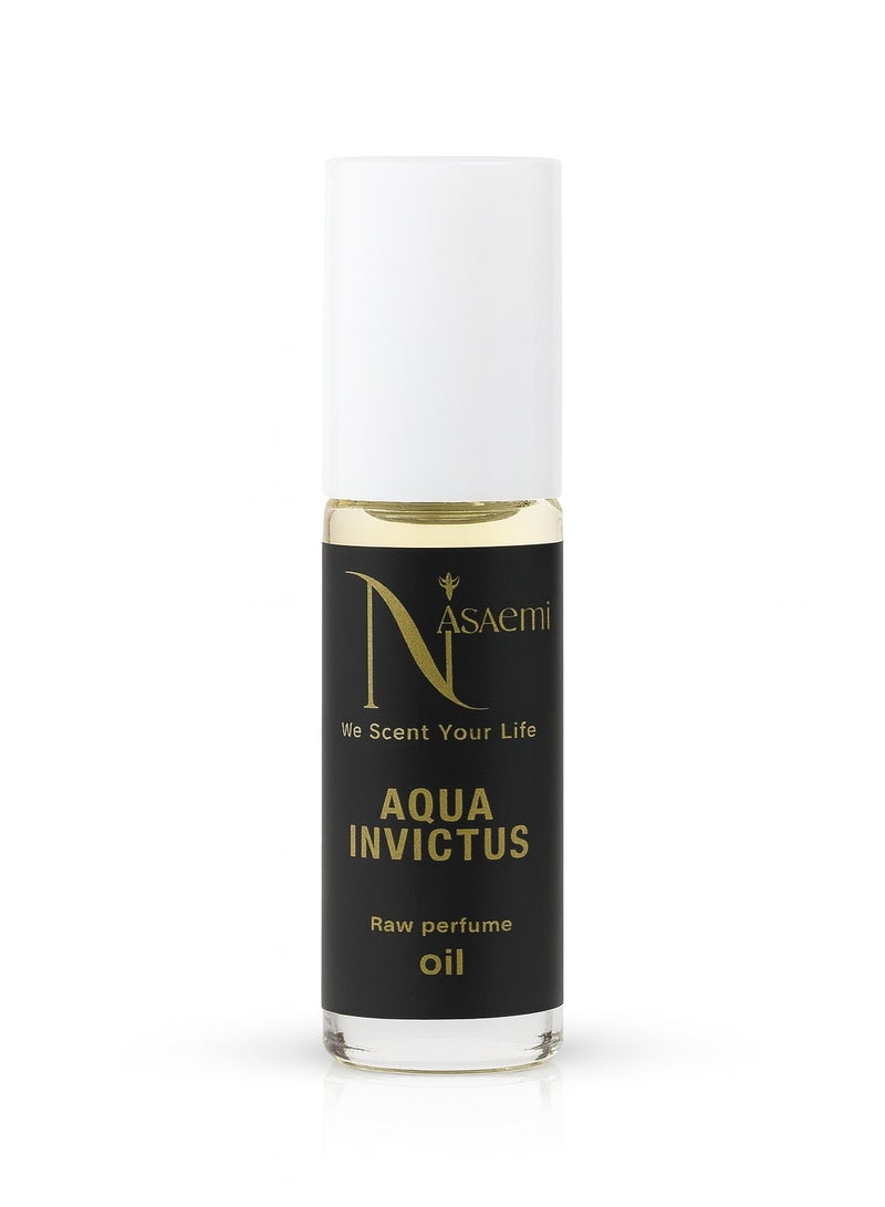 Nasaem AQUA INVICTUS Raw Perfume Oil Roll On For Men 10 ml