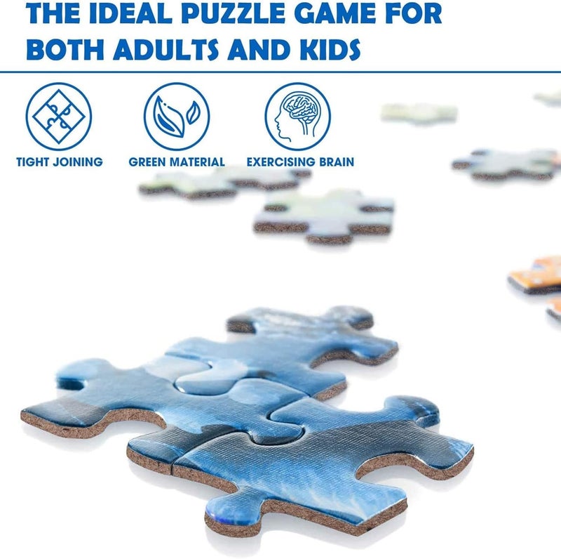 Nattork Jigsaw Puzzles 100 Pieces for Kids Youth Car Puzzle - Pieces Fit Together Perfectly - Image 3