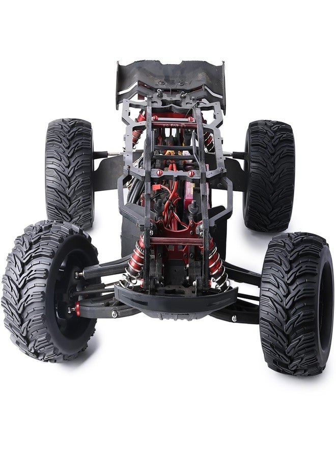 ZRRC Pre-Glued Huge 17mm Hex RC Truck Wheels and Tires 3.8 RC MT Tyres for 1/8 RC Monster Truck Fits 1/8 Arrma 6S Kraton Outcast Notorious 1/7 6S Big Rock HPI 1/8 HPI Savage (Directional Tread) - Image 3
