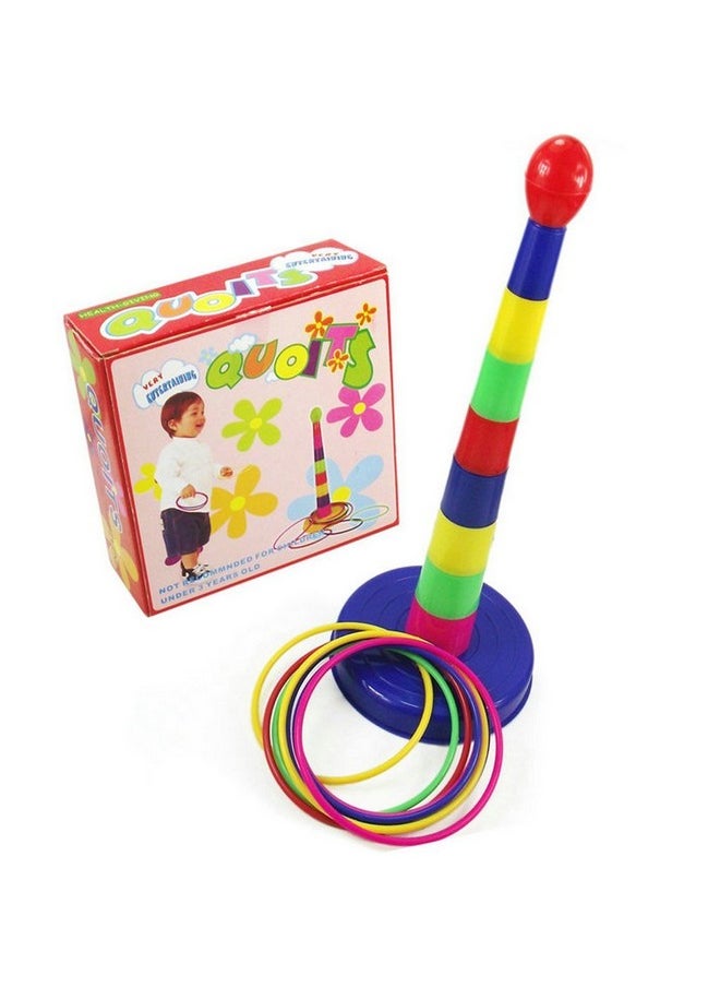 Smartcraft Ring Toss Quoits Hoopla Throw Game For Kids (Multicolor) Pack Of 1  - Image 2