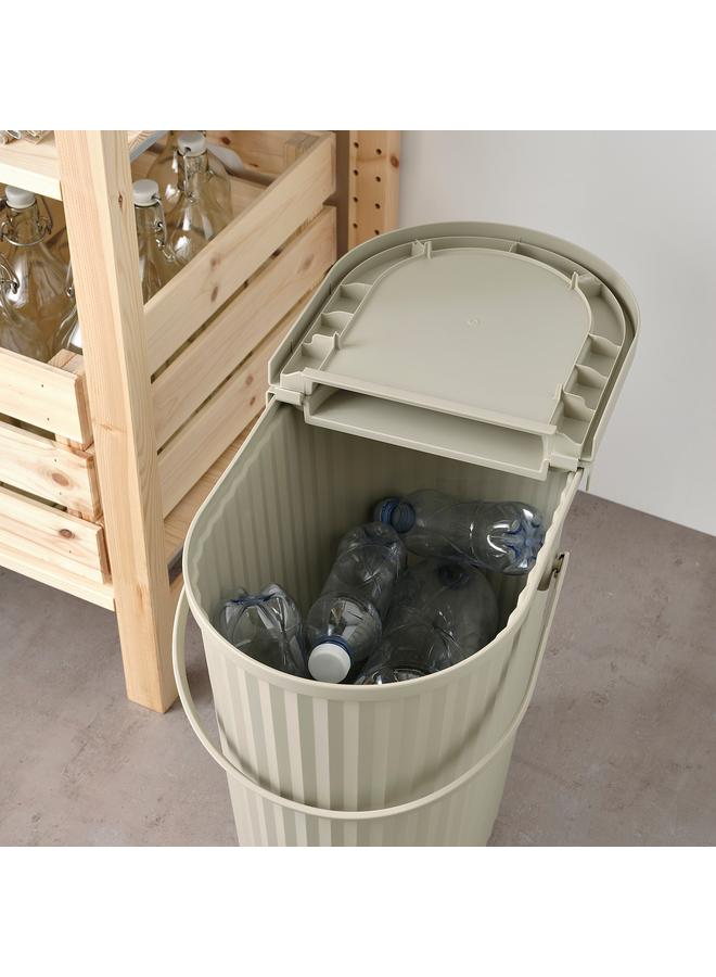 erorex Bin with lid, grey-beige, 26 l - Image 5