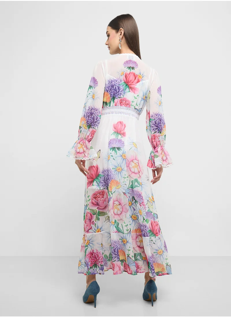 ايلا Floral Print Dress