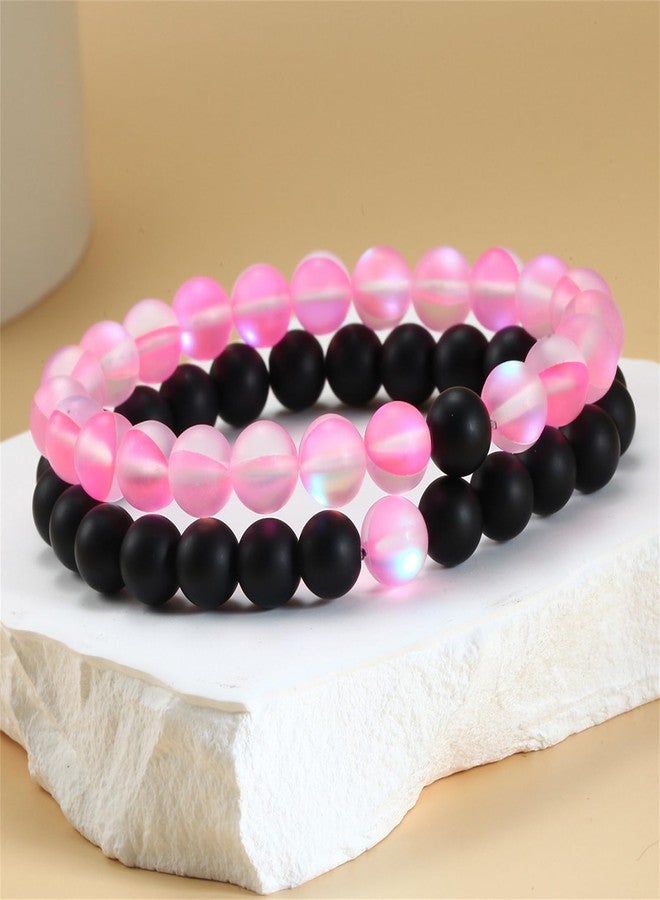 72ore Stocking Stuffers Holiday Outfits for Women 2024 Matching Bracelets for Couples Distance Bracelet Couples Bracelet Friendship Bracelets Energy Beads Bracelet for Valentine's Day - Image 5