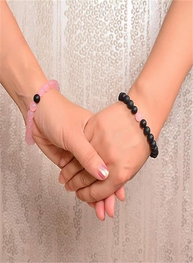 72ore Stocking Stuffers Holiday Outfits for Women 2024 Matching Bracelets for Couples Distance Bracelet Couples Bracelet Friendship Bracelets Energy Beads Bracelet for Valentine's Day - Image 3