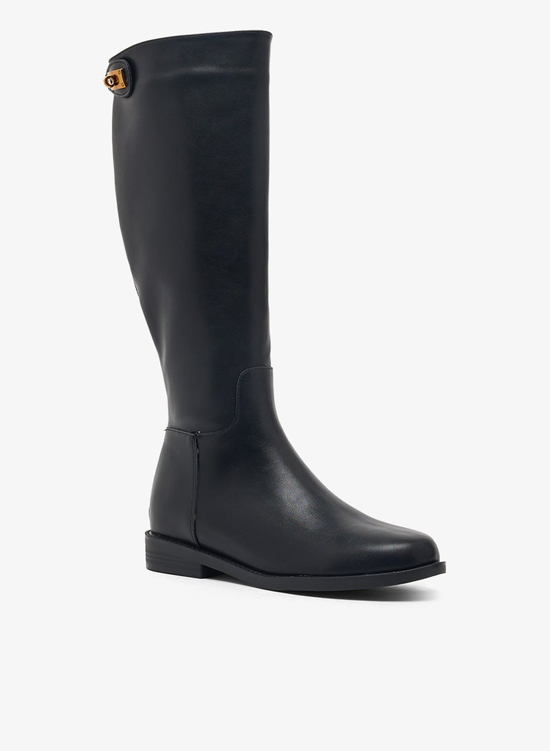 ايلا أحذية برقبة طويلة مسطحة - Image 2