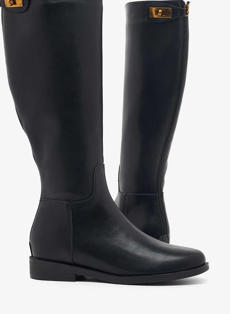 ايلا أحذية برقبة طويلة مسطحة - Image 4