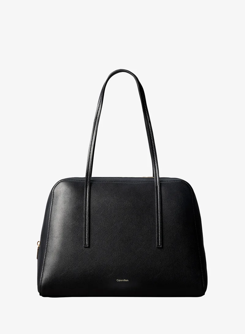 Foil Logo Bowling Shoulder Bag