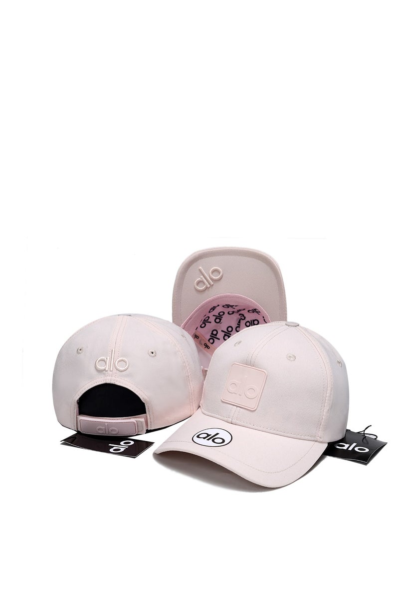 alo Alo Cap: Blush Pink, 3D Logo & Brand Detailing
