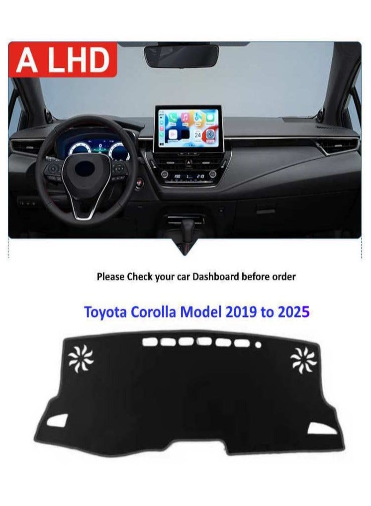 Generic Car Dashboard Cover For Corolla 2019-2025 - Image 3