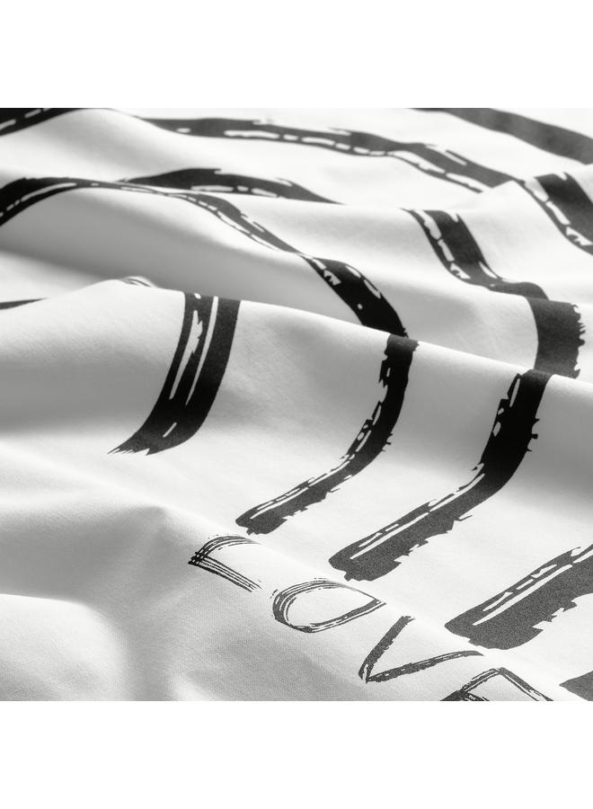 Pillowcase, white/rainbow, 50x80 cm  - Image 2