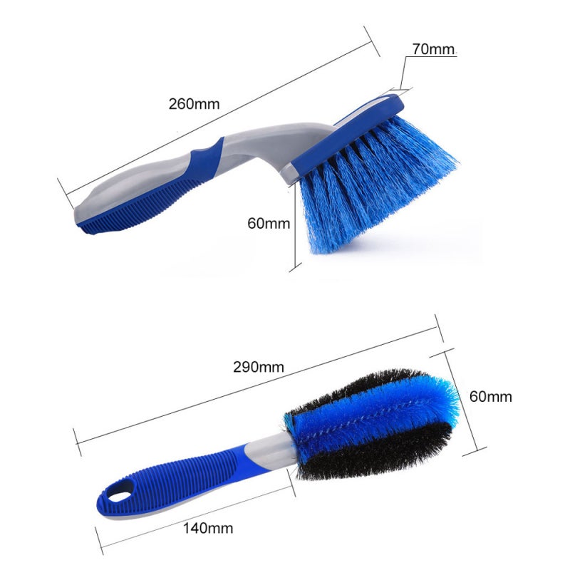 Car Wash Cleaning Kit 10-Piece Blue Soft Sturdy Material Set - Compact Lightweight With Storage Bag Car Wash Tool For Interior Exterior Car Cleaning - Image 2