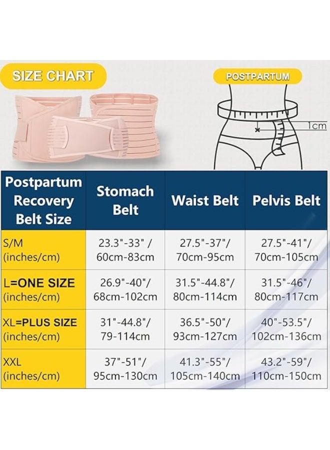 3-in-1 Postpartum Belly Support Recovery & Everyday Shaping Belt – Adjustable Postnatal Waist & Pelvic Wrap for Women After Birth – Black - Image 2