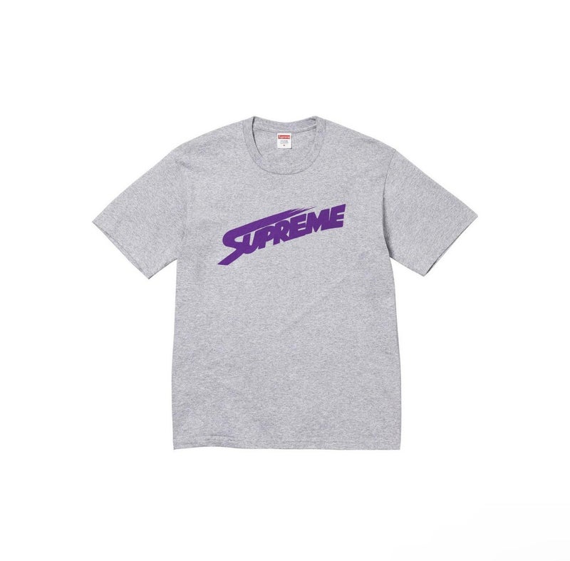 SUPREME 26FW New Trendy SUP American Retro Letter Print All-Match Short Sleeve T-Shirt - Image 1