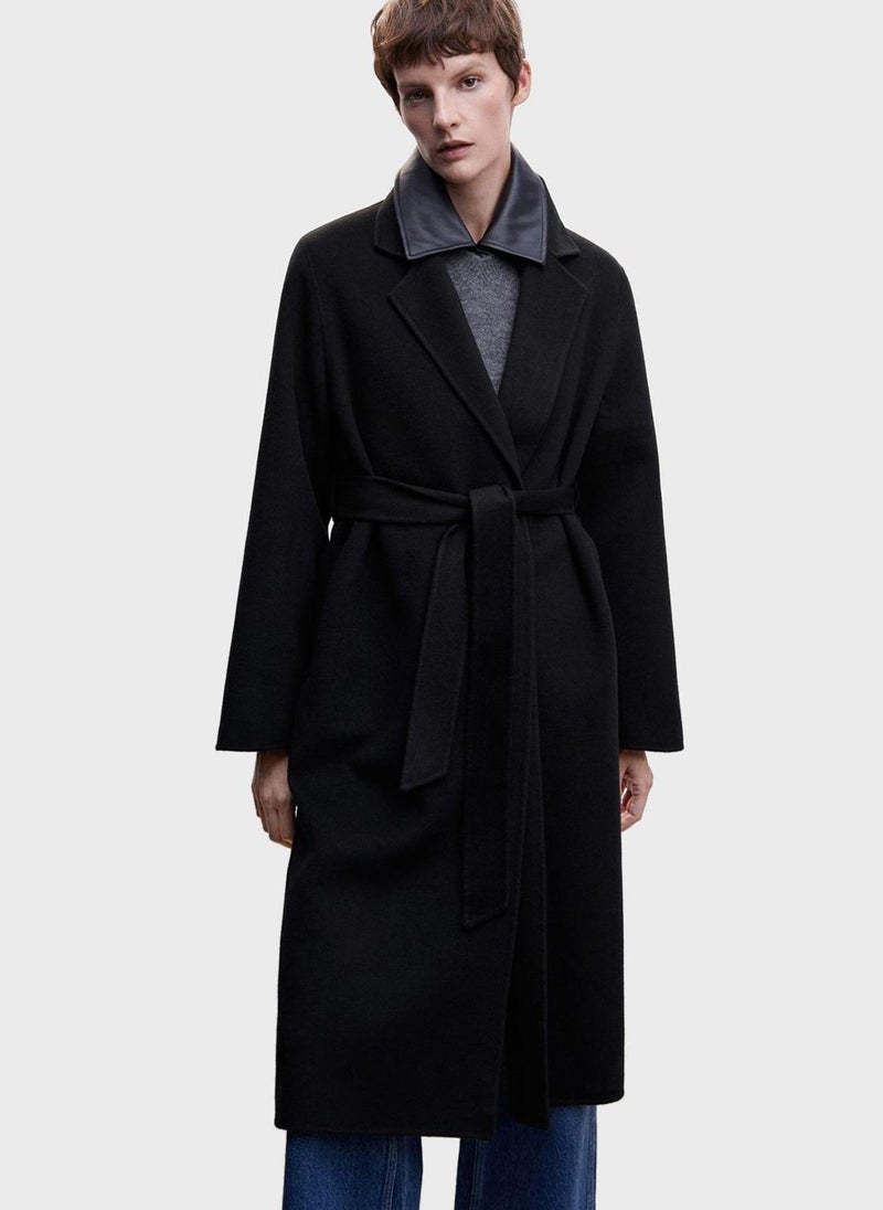 MANGO - Longline Coat - Image 1