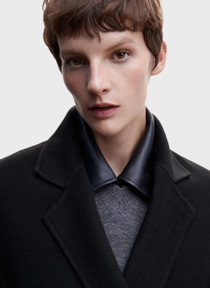 MANGO - Longline Coat - Image 1