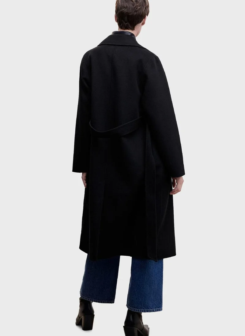 MANGO Longline Coat