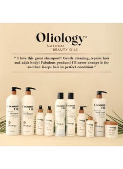 Oliology Oliology Coconut Oil Shampoo - Nutrient Rich Shampoo Restores Damaged & Lifeless Hair | Botanically Infused | Provides Intense Shine | Nourishing | Made in USA, Paraben Free & Cruelty Free (32 oz)  - Image 5