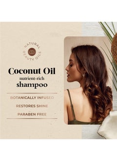 Oliology Oliology Coconut Oil Shampoo - Nutrient Rich Shampoo Restores Damaged & Lifeless Hair | Botanically Infused | Provides Intense Shine | Nourishing | Made in USA, Paraben Free & Cruelty Free (32 oz)  - Image 4