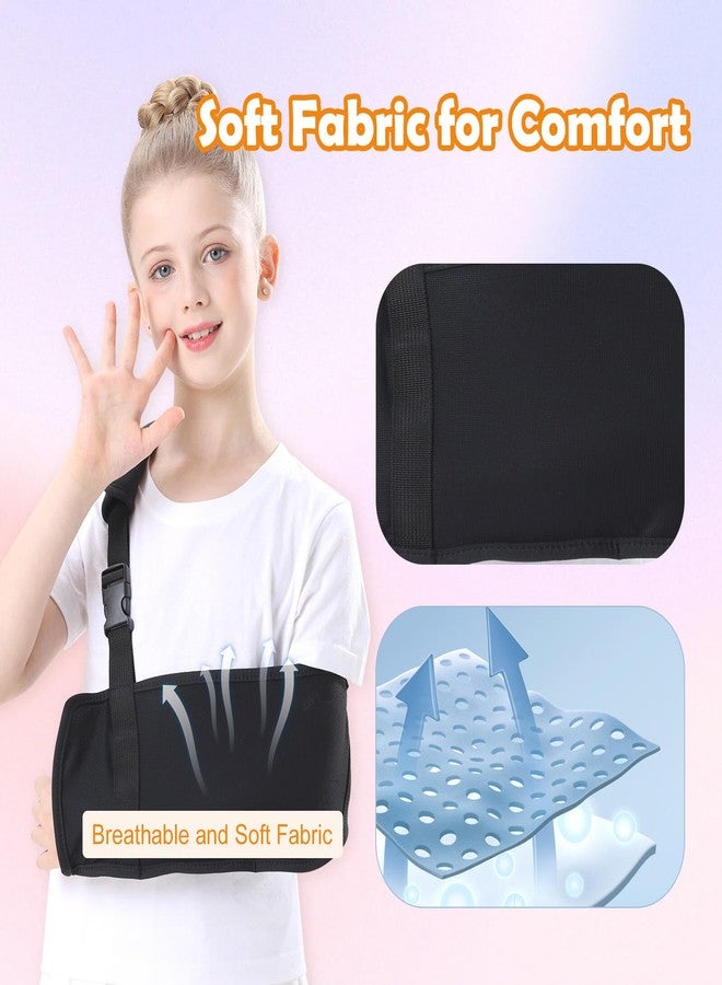 Ledhlth Kids Breathable Arm Sling for Shoulder Injury and Surgery Recovery, Padiatric Elbow Brace Support for Broken Arm, Fits Both Arms (Large) - Image 4