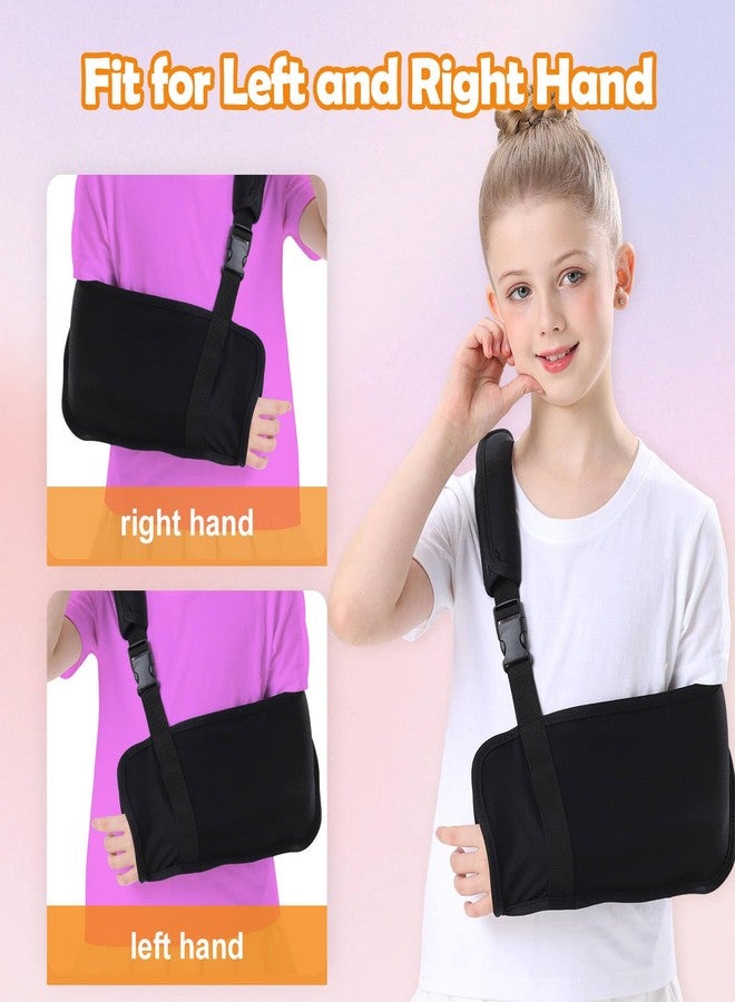 Ledhlth Kids Breathable Arm Sling for Shoulder Injury and Surgery Recovery, Padiatric Elbow Brace Support for Broken Arm, Fits Both Arms (Large) - Image 2