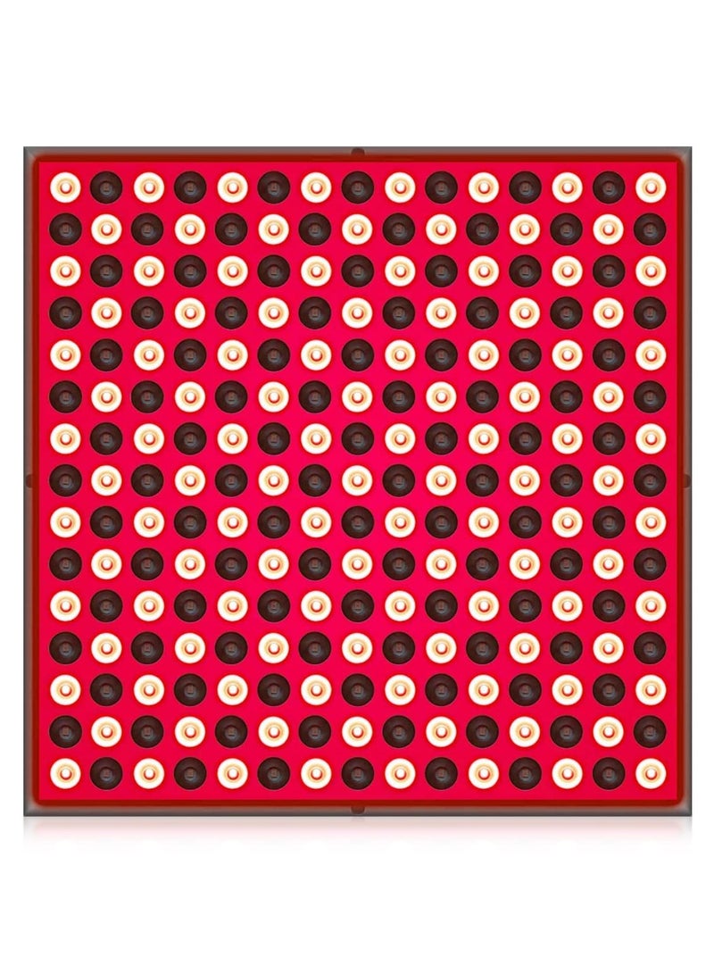 SYOSI جهاز علاج الضوء الأحمر بتقنية LED 660 نانومتر ومصباح الأشعة تحت الحمراء القريبة 850 نانومتر - جهاز علاج الضوء الأحمر للوجه والجسم والبشرة - Image 1