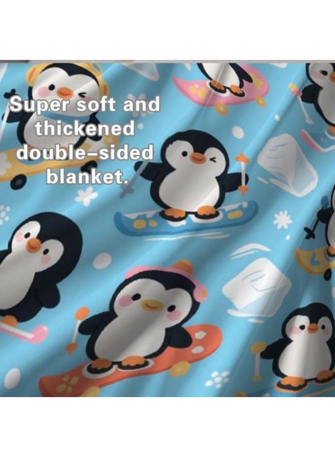 عام بطانية رقيقة من الفانيلا الكرتونية للأطفال والرضع (دافئة ومريحة، ومناسبة للنوم والألعاب) 70 سم * 100 سم - Image 3