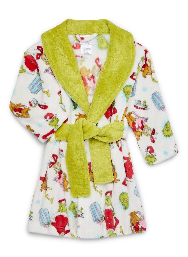 The Grinch Grinch who Stole Christmas Toddler Christmas Boys or Girls Robe, Size 12M-5T (US, Age, 12 Months, Multicolor) - Image 1