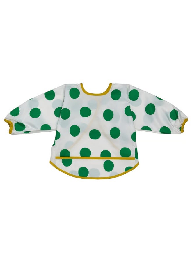 Bib white green