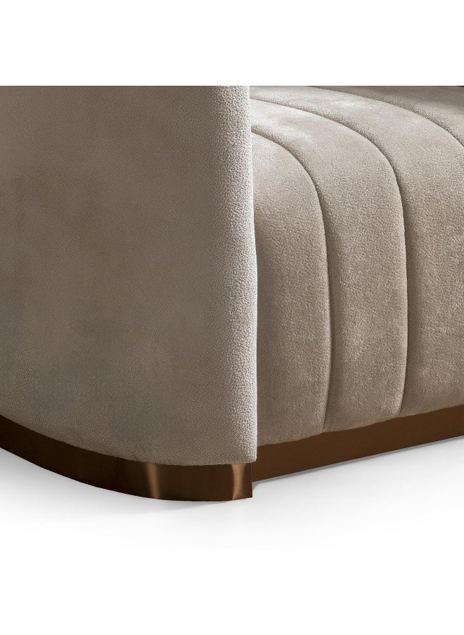 Pan Home Break Single Seater Sofa- Beige  - Image 2