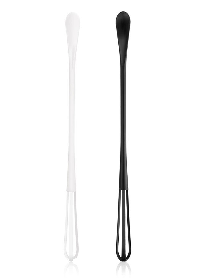 Andibro Multifunctional Mini Whisk, 2 Pcs Small 2 in 1 Whisk Utensil Mini Sugar Spoon Small Mixing Balloon Whisk Wisking Tool Set for Blending Beating Ingredients Mixing Sauces - Image 1