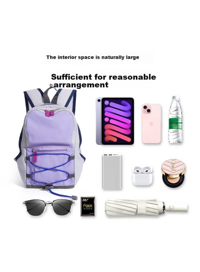 Pull Back Huili Backpack For Women, Lightweight And Stylish For Travel, Hiking, And Outdoor Sports - Image 1