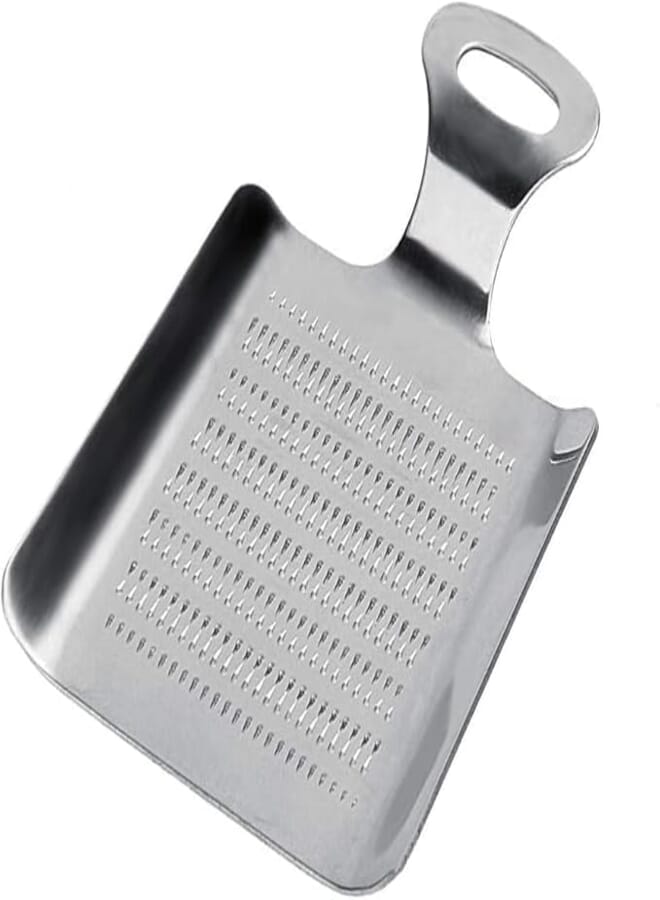 Spaceshoop Small Stainless Steel Cheese, Ginger, Garlic, Nutmeg & Chocolate Grater (1pc)