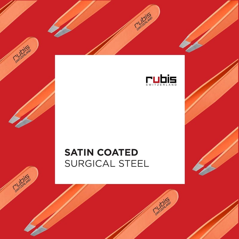 Rubis Switzerland Tweezer Classic Satin Orange - Image 3