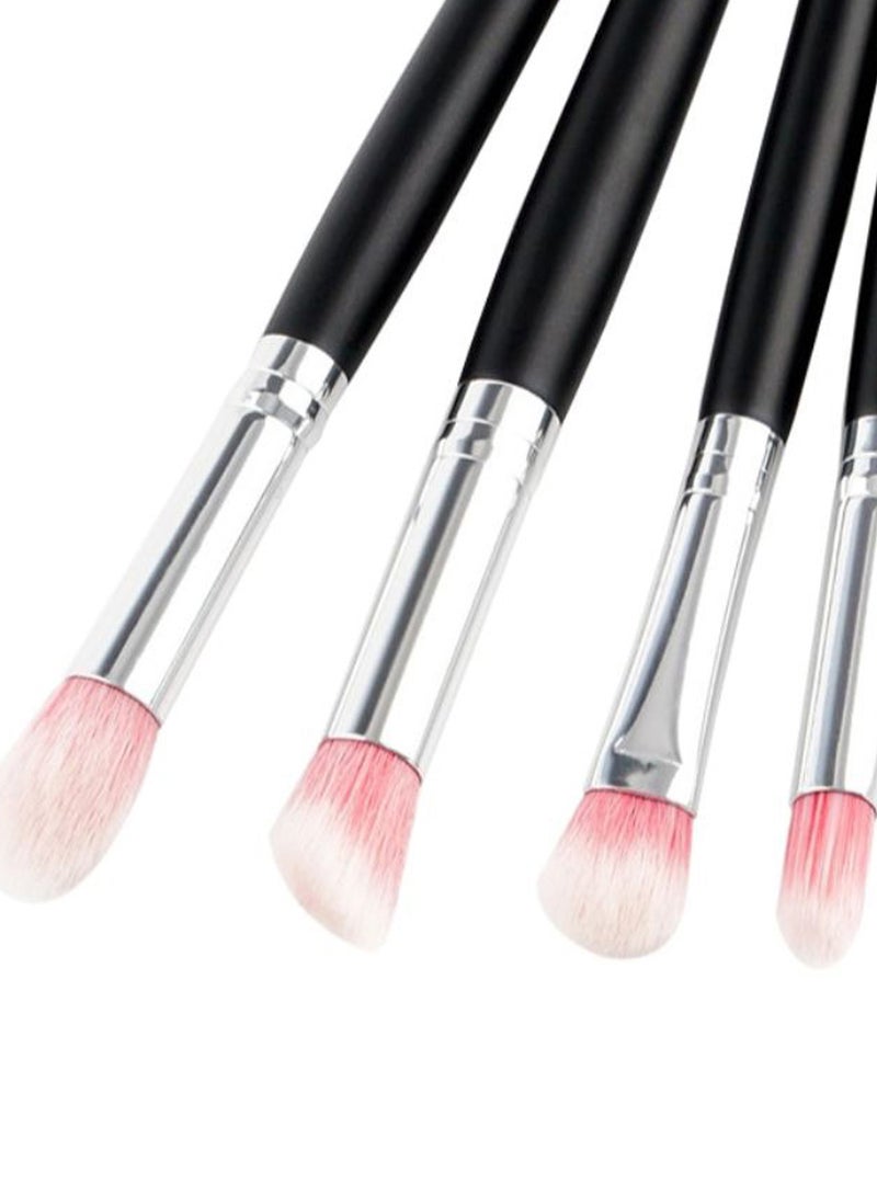 5-Piece Eye Makeup Brush Set Multicolour - Image 2