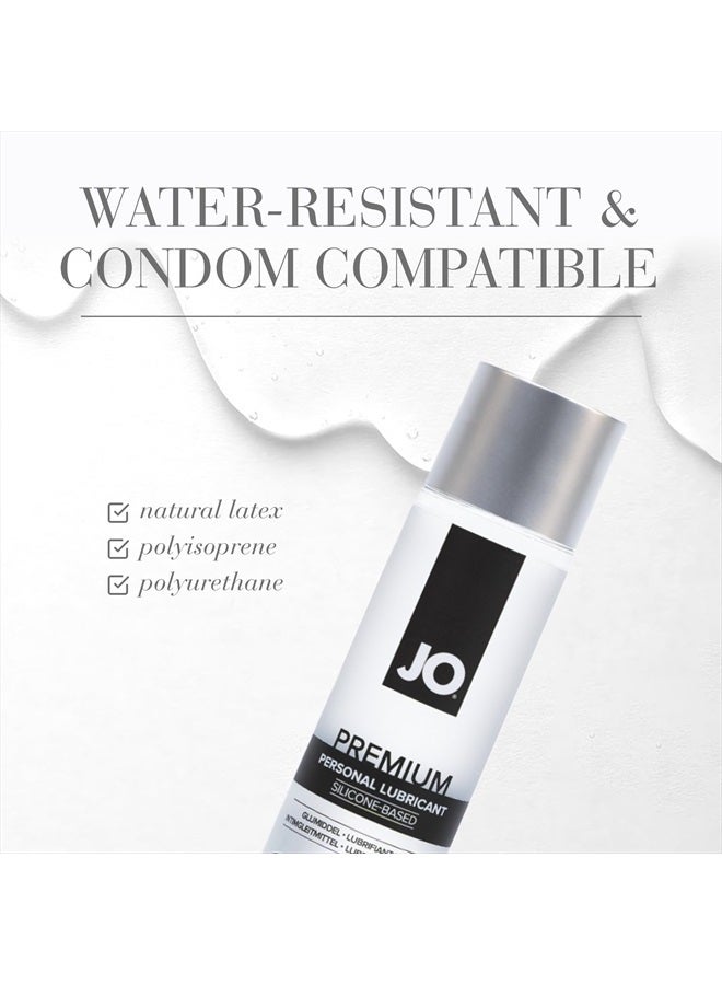 Jo Premium Original Silicone Based Lubricant, Long Lasting Silky Smooth Lube for Men, Women and Couples, 4 Fl Oz - Image 5